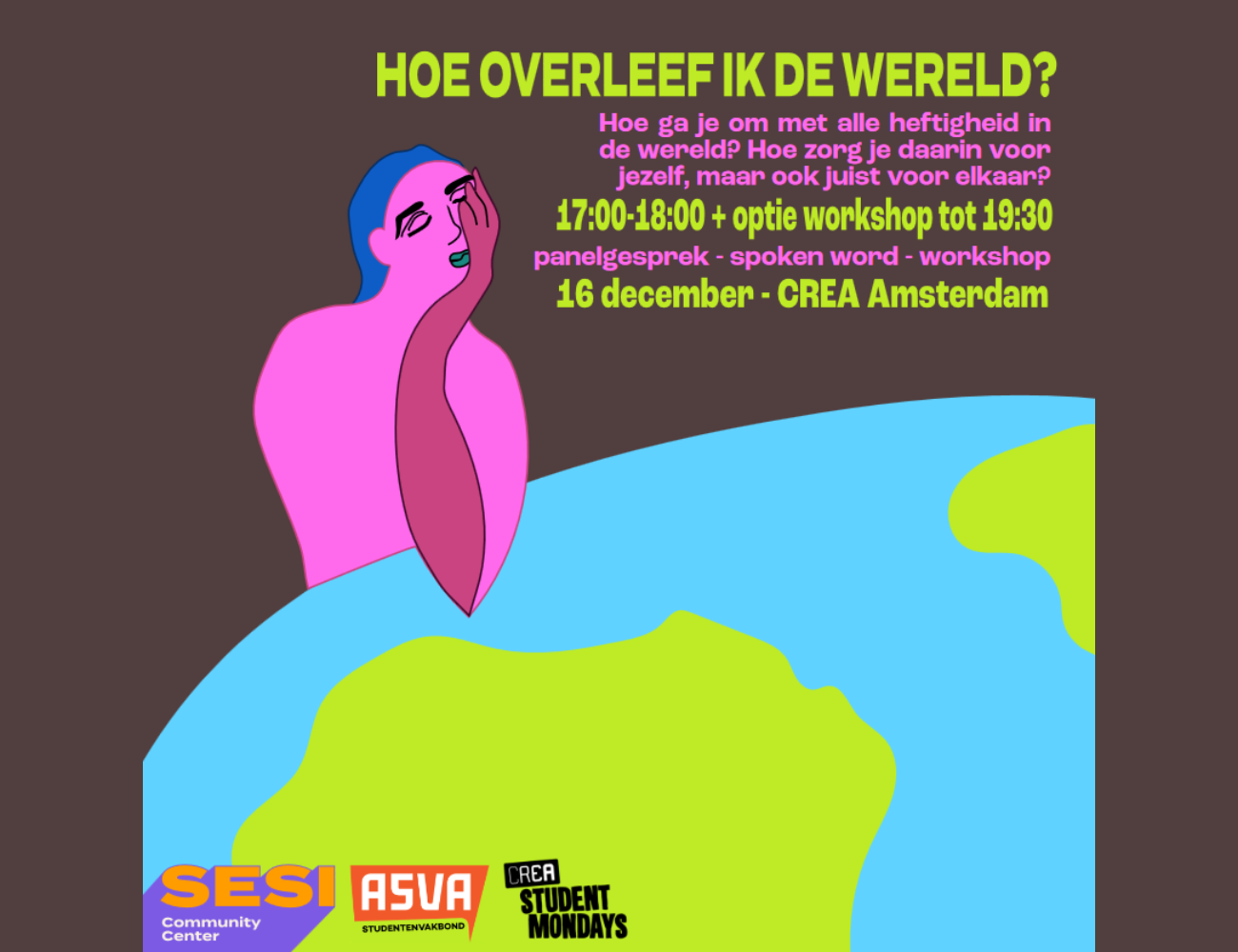 Hoe overleef ik de wereld? – CREA | cultureel studentencentrum